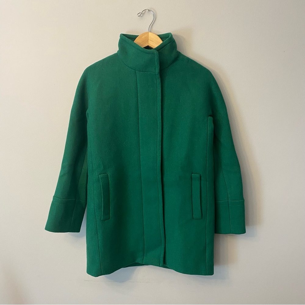 J. Crew Factory City Coat in Green/Emerald - Picture 12 of 15